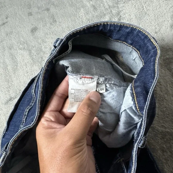 Vintage Y2K Aurora Fringe Flare Jeans Size L‎ (28x27) Rave Festival Stretch - Picture 4 of 9